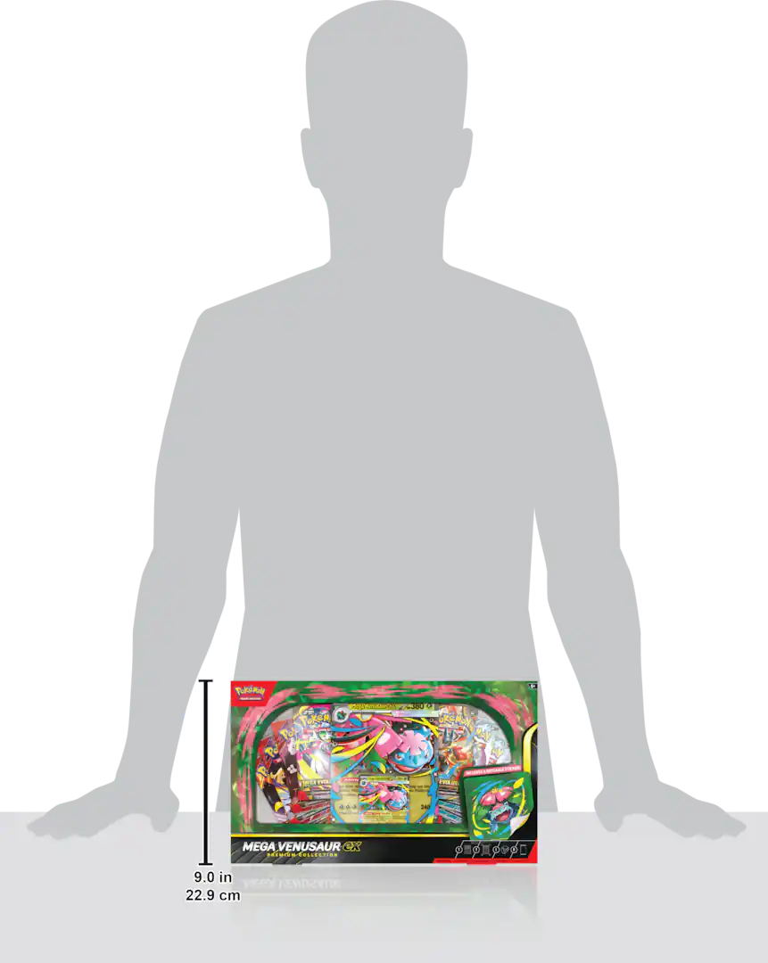 Pokémon - Trading Card Game: Mega Venusaur ex Premium Collection — back view