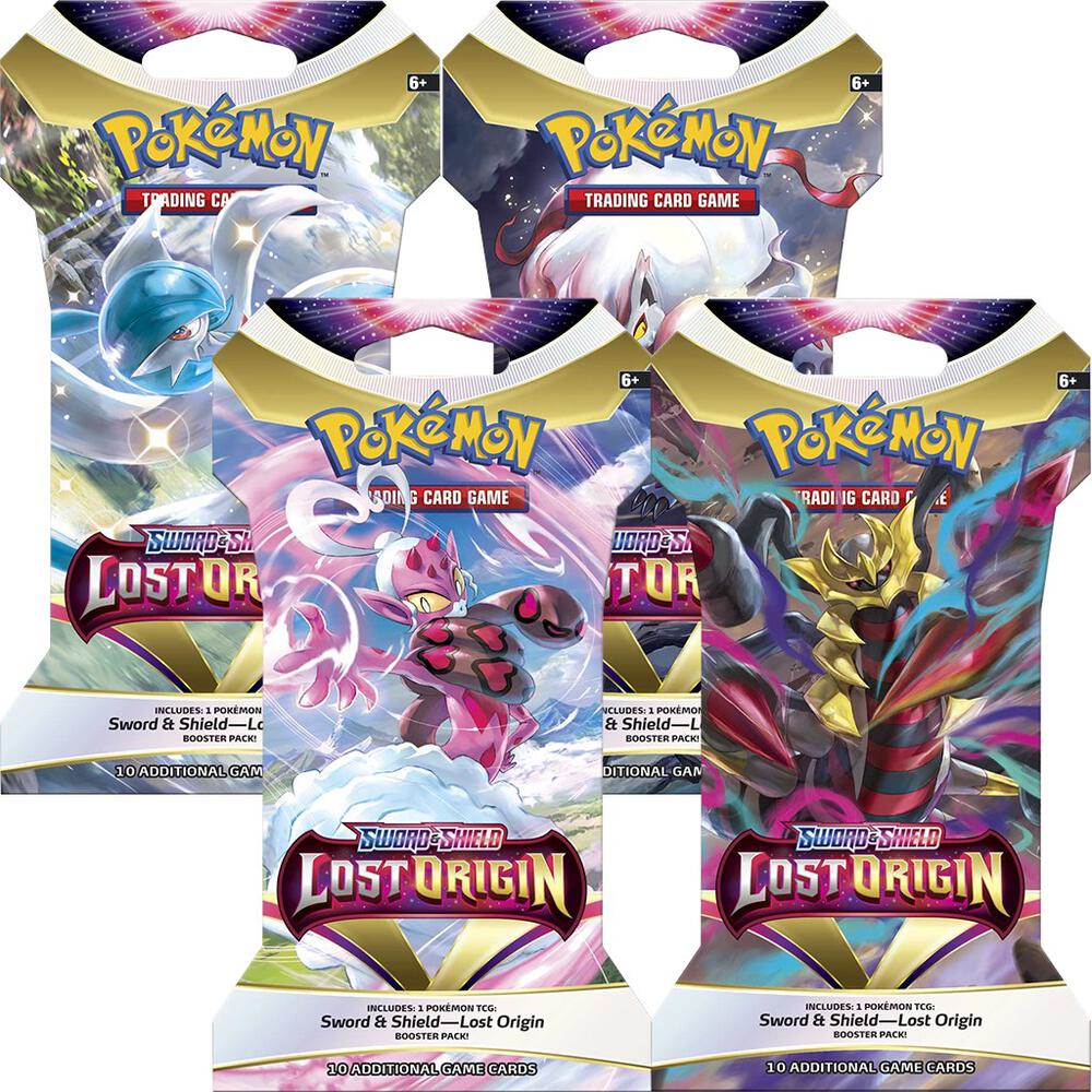 Lost Origin Booster Pack — back view