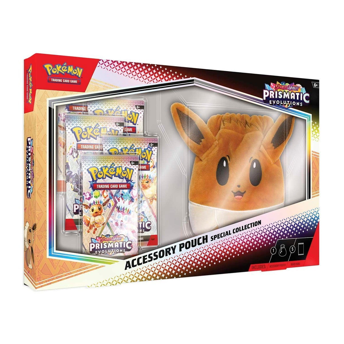 Pokémon TCG: Scarlet & Violet-Prismatic Evolutions Accessory Pouch Special Collection — sealed Pokémon TCG collection box