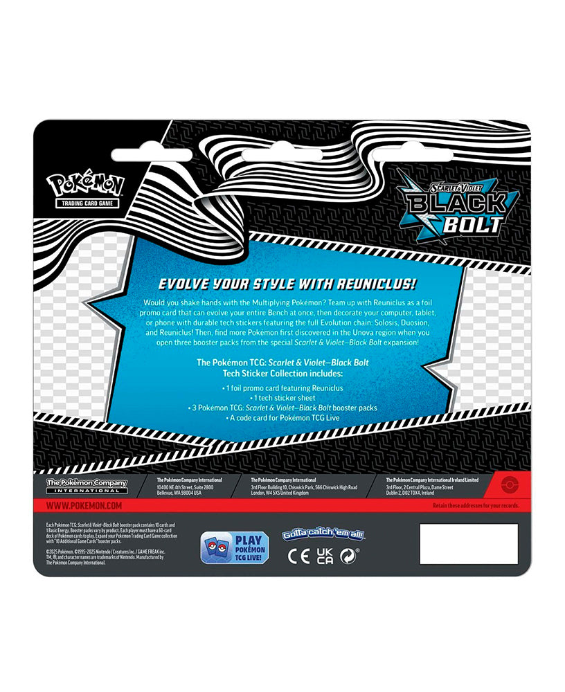 Black Bolt Tech Sticker Collection - SV: Black Bolt (BLK)