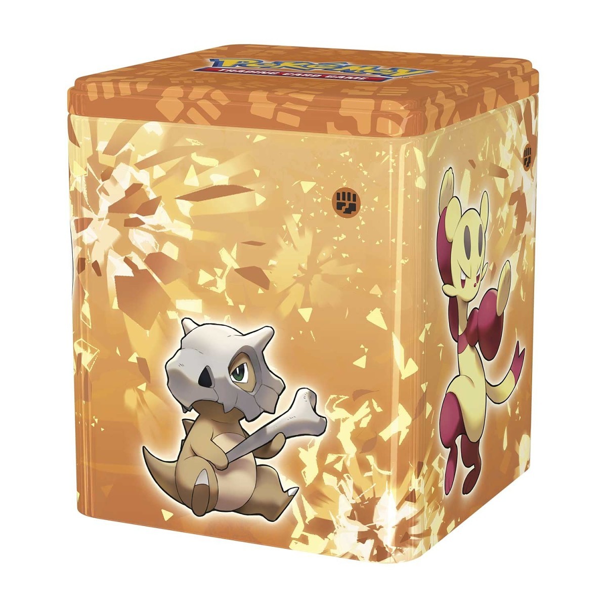 Pokémon TCG: Fighting Stacking Tin — back view
