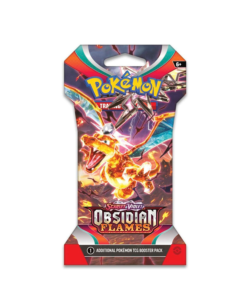 Pokémon TCG: Scarlet & Violet-Obsidian Flames Booster Pack (10 Cards) — back view