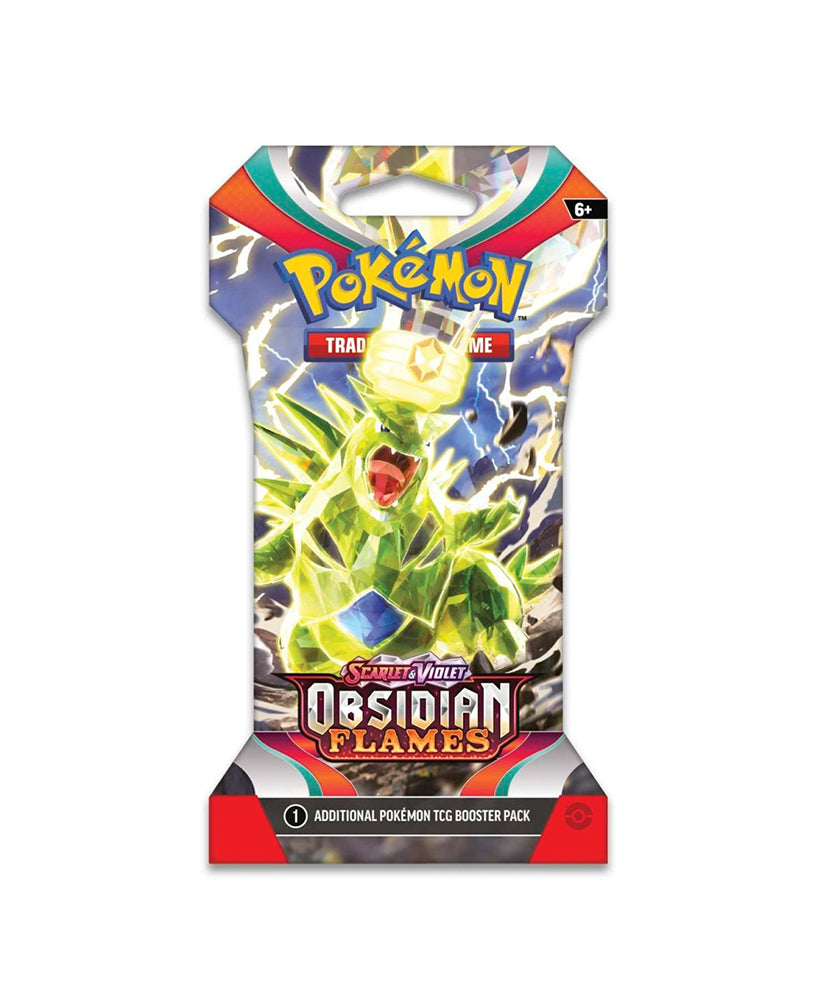 Pokémon TCG: Scarlet & Violet-Obsidian Flames Booster Pack (10 Cards) — back view
