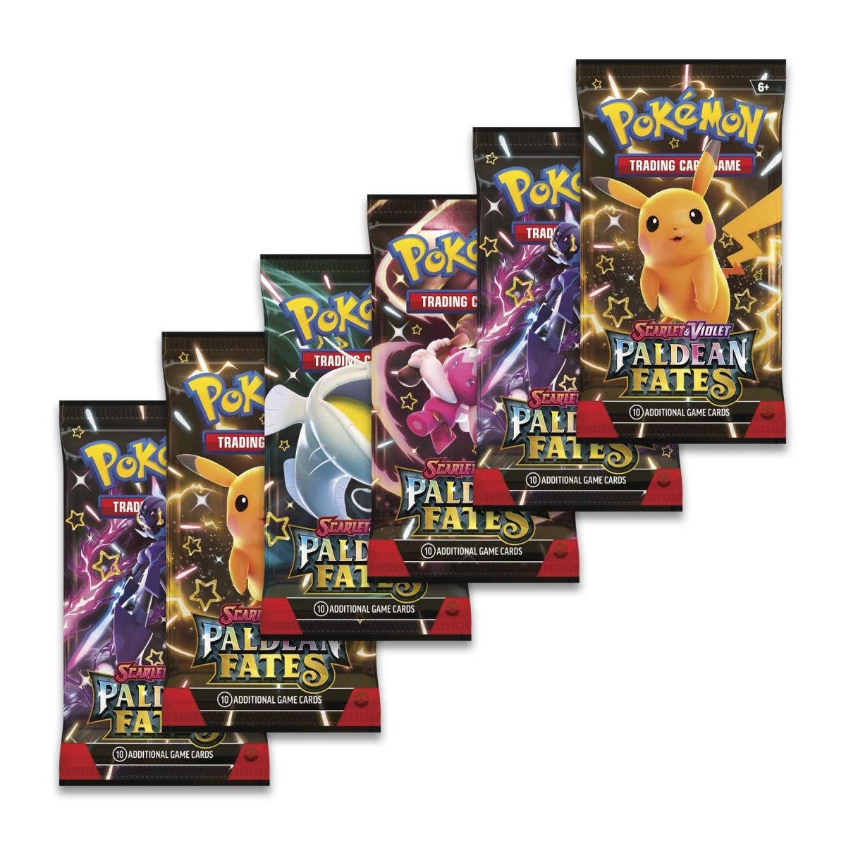 Pokémon TCG: Scarlet & Violet-Paldean Fates Booster Bundle — back view