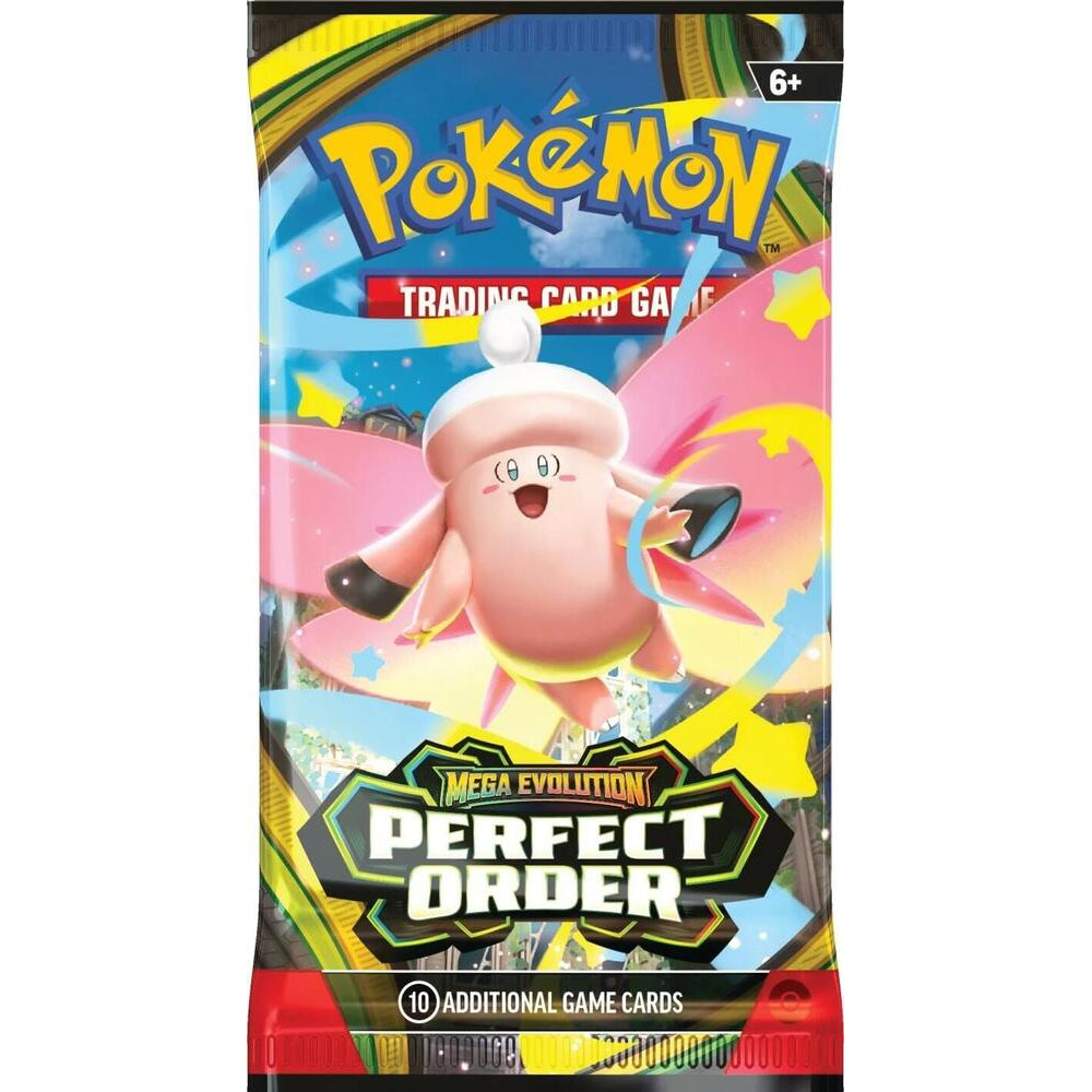 Pokemon TCG: Mega Evolution - Perfect Order Booster (Pack Art Varies) — back view