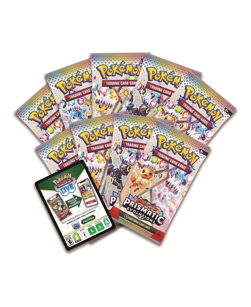Pokémon TCG: Scarlet & Violet-Prismatic Evolutions POKEMON CENTER Elite Trainer Box