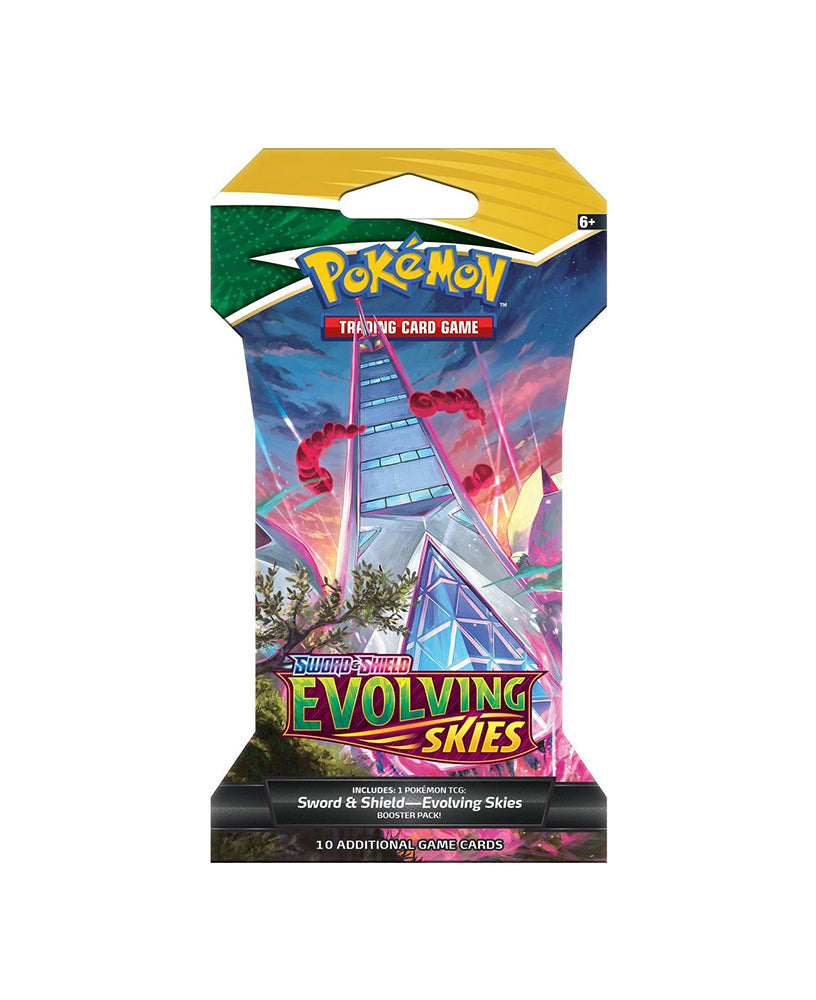 Evolving Skies Booster Pack — back view