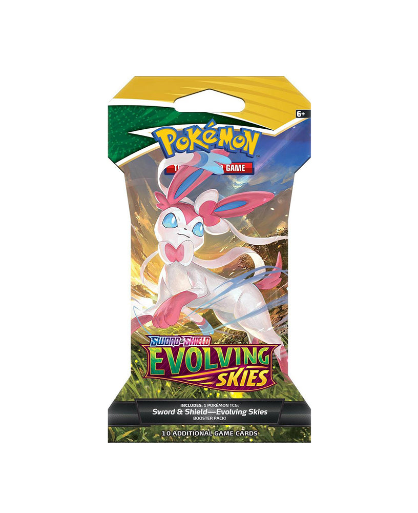 Evolving Skies Booster Pack — back view