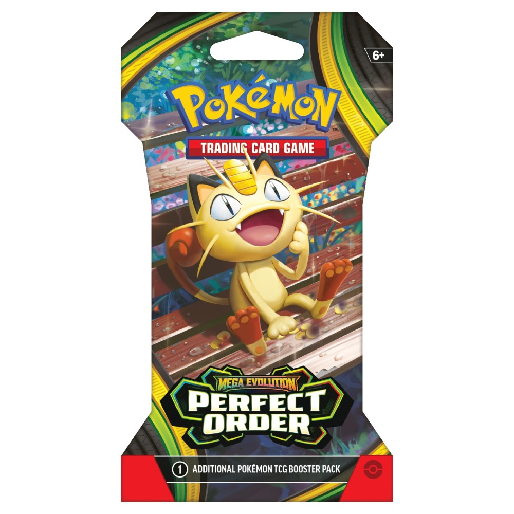 Pokemon TCG: Mega Evolution - Perfect Order Booster (Pack Art Varies) — back view