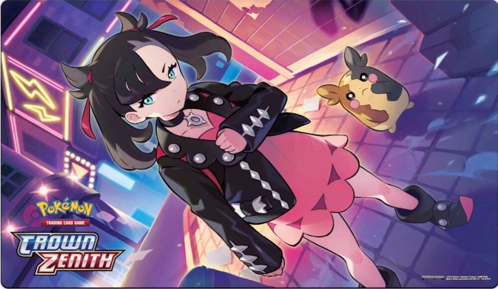 Pokemon TCG: Crown Zenith Premium Collection - Marnie & Morpeko Playmat — sealed Pokémon TCG TCG accessory