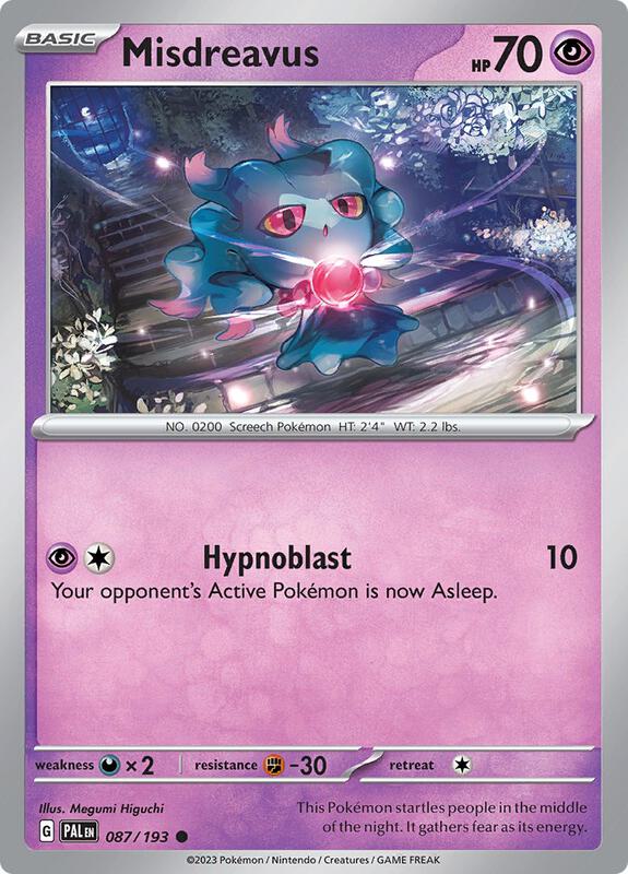[PAL] Misdreavus 087/193 - Reverse Holo