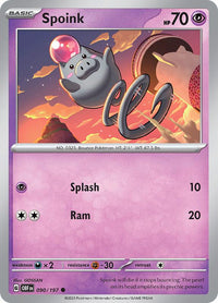 [OBF] Spoink 090/197 - Reverse Holo