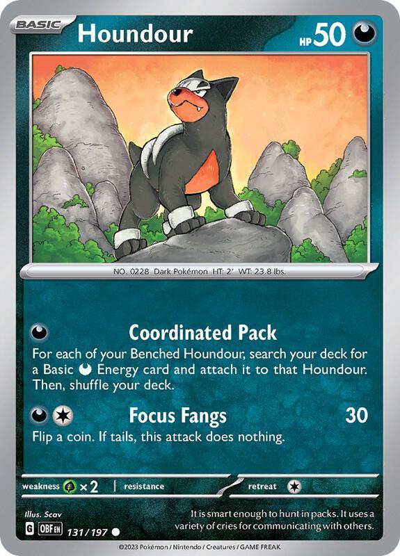 [OBF] Houndour 131/197 - Reverse Holo
