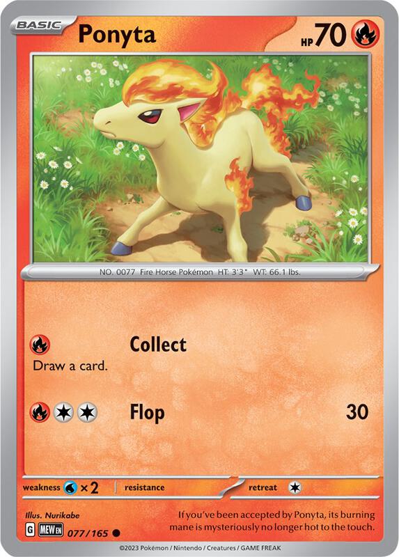 [MEW] Ponyta 077/165