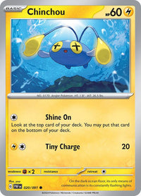 [PAF] Chinchou 020/091