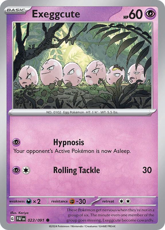 [PAF] Exeggcute 023/091 - Reverse Holo