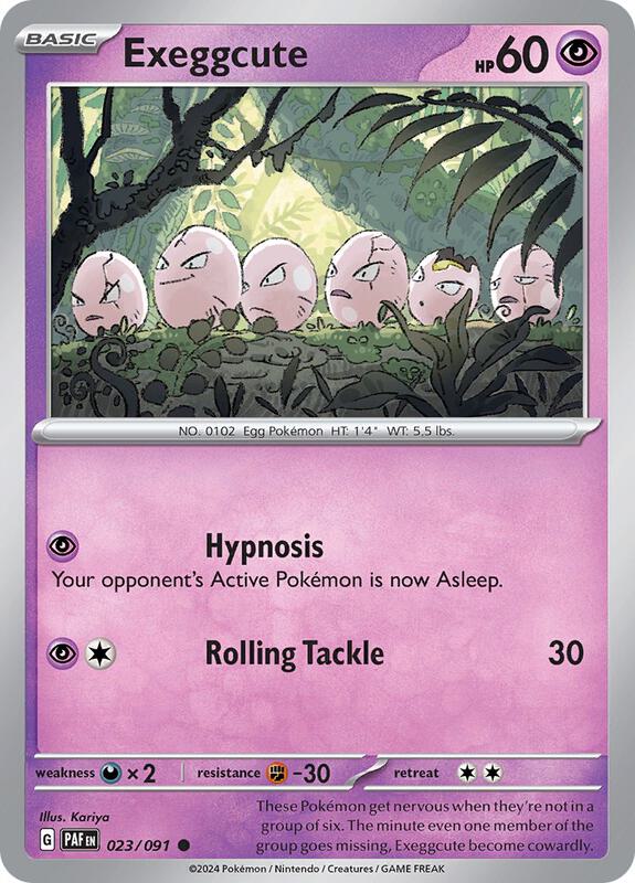 [PAF] Exeggcute 023/091 - Reverse Holo