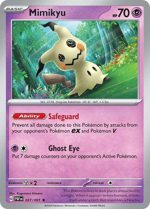 [PAF] Mimikyu 037/091 - Reverse Holo