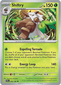 [TEF] Shiftry 005/162 - Reverse Holo
