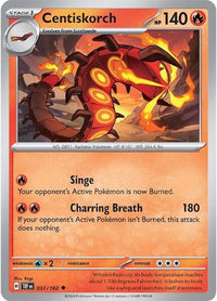 [TEF] Centiskorch 037/162 - Reverse Holo