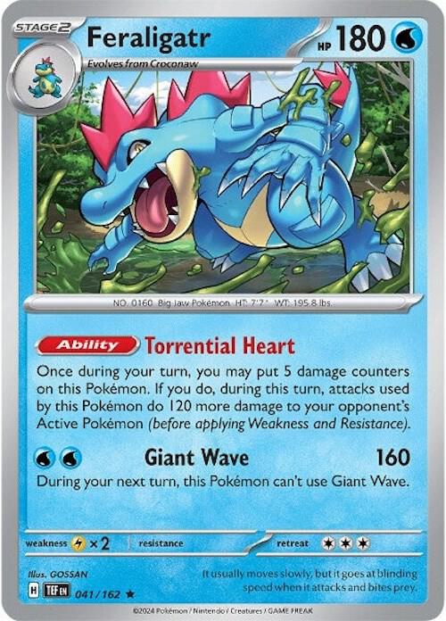 [TEF] Feraligatr 041/162 - Holo