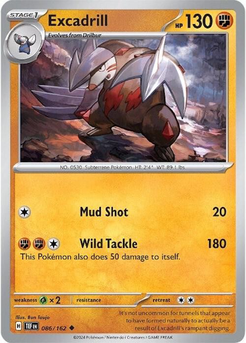[TEF] Excadrill 086/162 - Reverse Holo