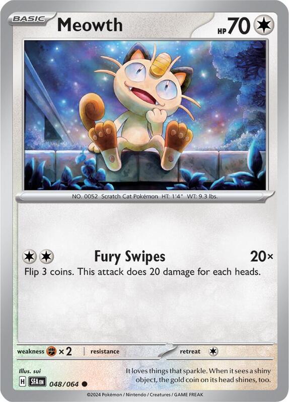 [SFA] Meowth 048/064 - Reverse Holo