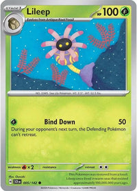 [SCR] Lileep 005/142 - Reverse Holo