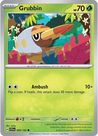 [SCR] Grubbin 009/142 - Reverse Holo