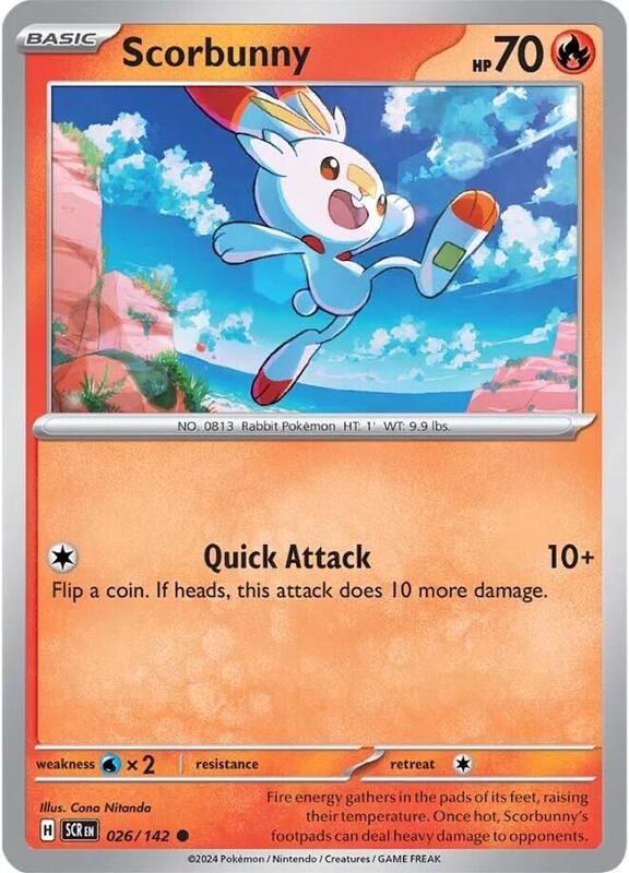 [SCR] Scorbunny 026/142 - Reverse Holo