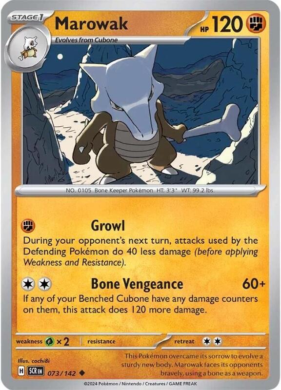 [SCR] Marowak 073/142 - Reverse Holo