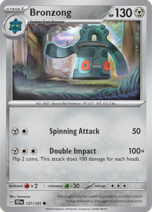 [SSP] Bronzong 127/191 - Reverse Holo