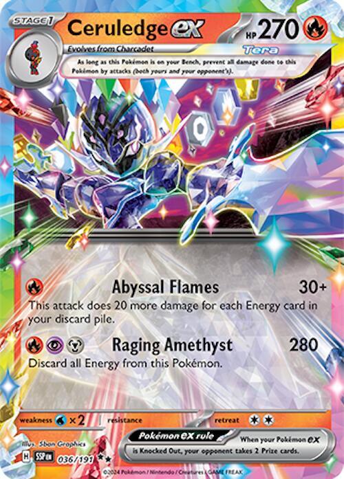 [SSP] Ceruledge ex 036/191 - Reverse Holo