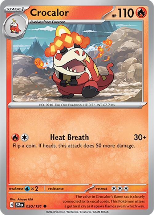 [SSP] Crocalor 030/191 - Reverse Holo