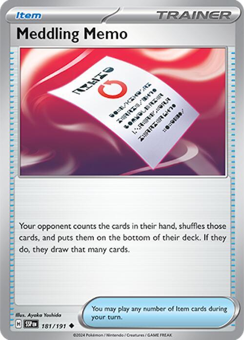 [SSP] Meddling Memo 181/191 - Reverse Holo