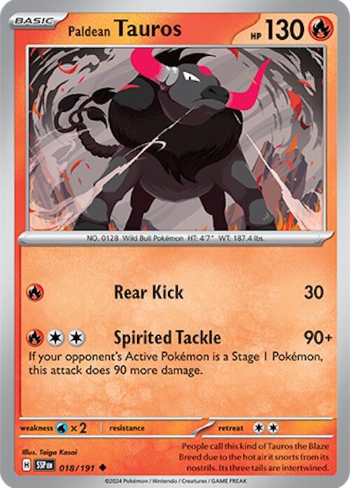 [SSP] Paldean Tauros 018/191