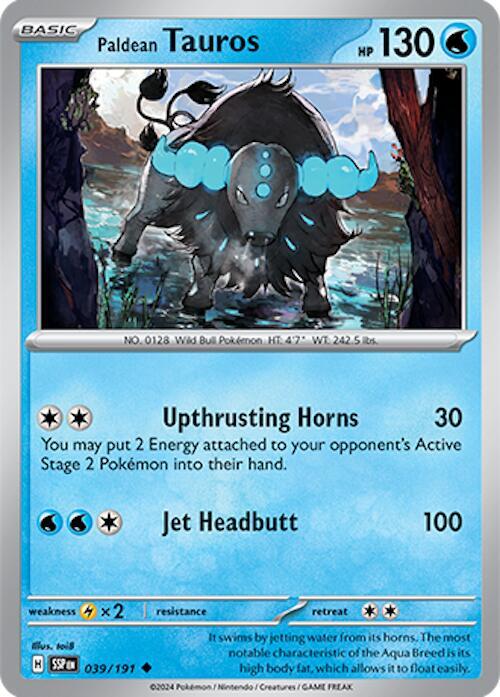 [SSP] Paldean Tauros 039/191