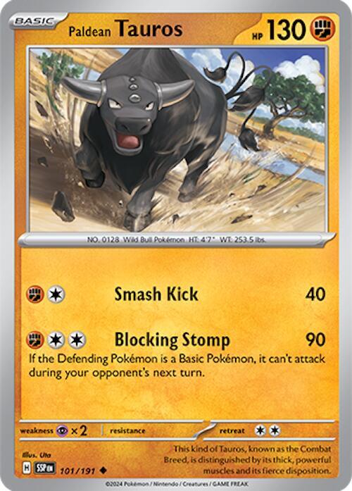 [SSP] Paldean Tauros 101/191