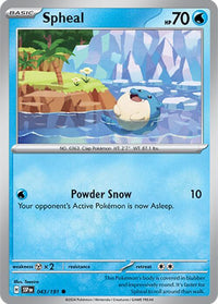 [SSP] Spheal 043/191 - Reverse Holo