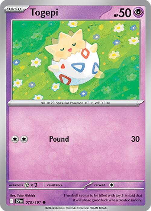 [SSP] Togepi 070/191 - Reverse Holo