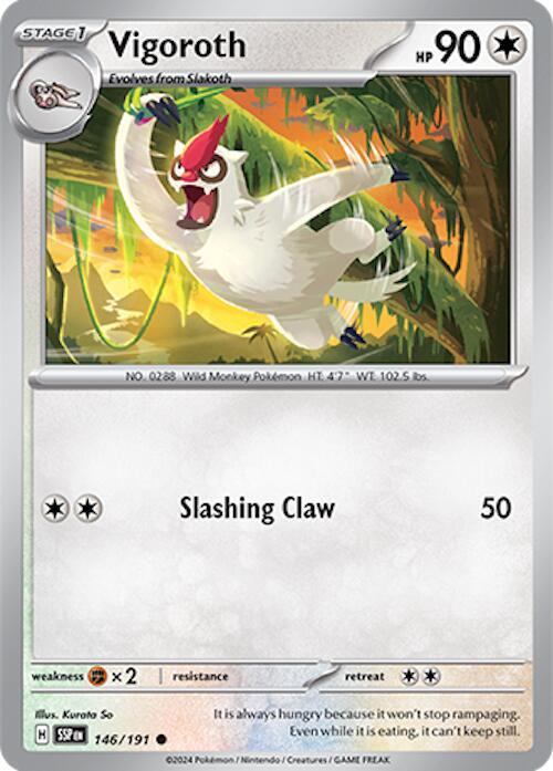 [SSP] Vigoroth 146/191 - Reverse Holo
