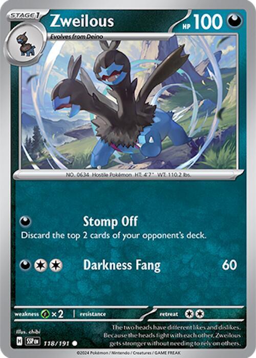 [SSP] Zweilous 118/191 - Reverse Holo