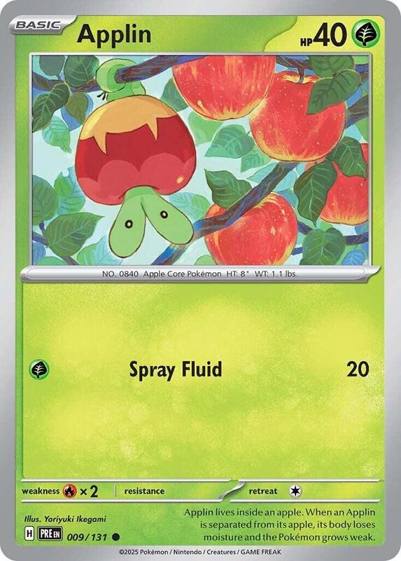 [PRE] Applin 009/131 - Reverse Holo