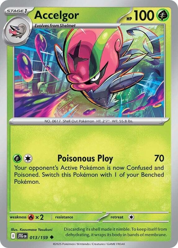 [JTG] Accelgor 013/159 - Reverse Holo