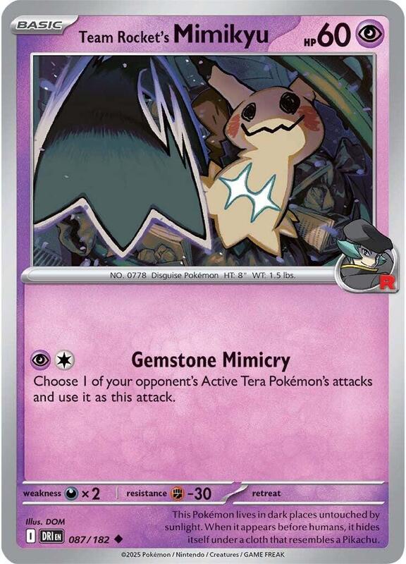 [DRI] Team Rocket's Mimikyu 087/182