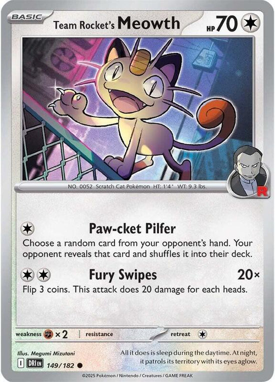 [DRI] Team Rocket's Meowth 149/182