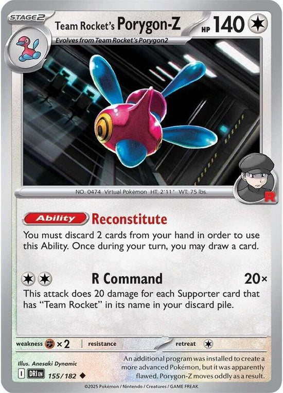 [DRI] Team Rocket's Porygon-Z 155/182