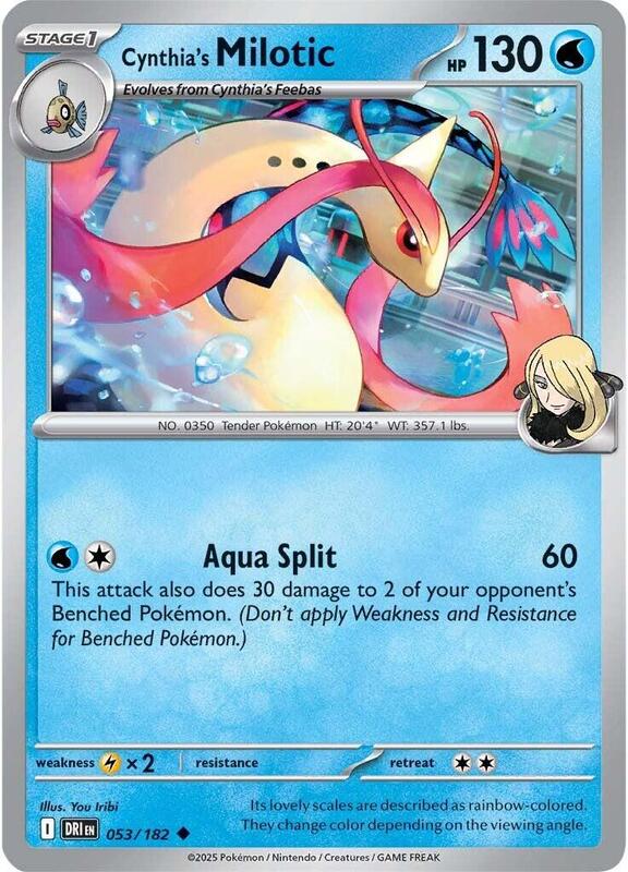[DRI] Cynthia's Milotic 053/182 - Reverse Holo