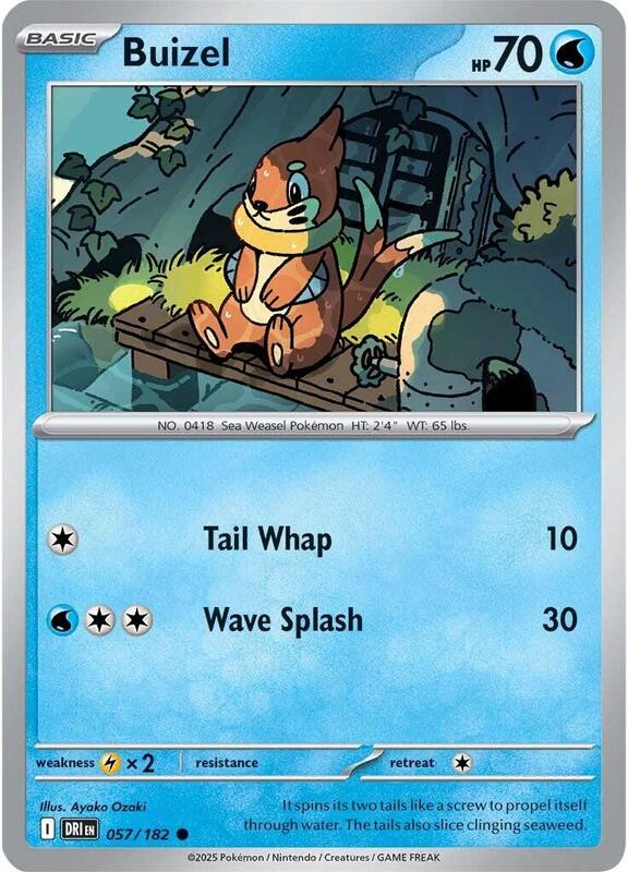 [DRI] Buizel 057/182 - Reverse Holo
