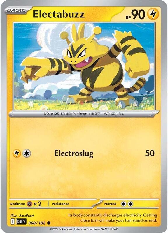 [DRI] Electabuzz 068/182 - Reverse Holo